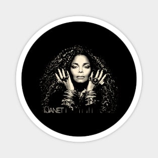 Janet Jackson Vintage Magnet